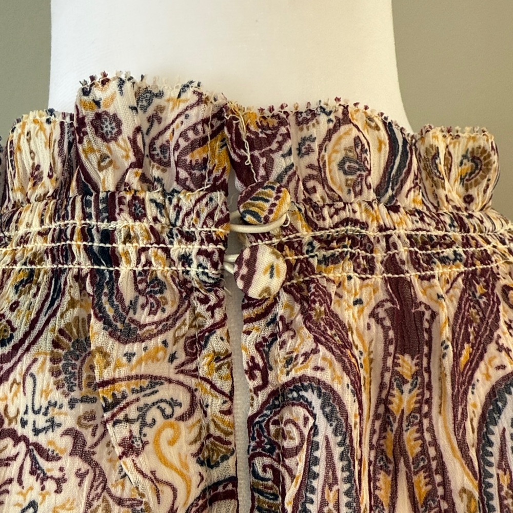 Elegant Banana Republic Paisley Print Dress size S - Picture 4 of 8